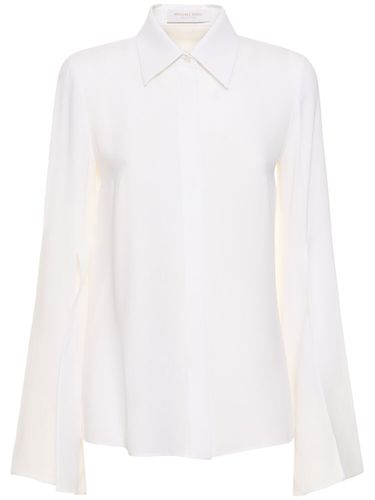 Chemise En Georgette De Soie - MICHAEL KORS COLLECTION - Modalova