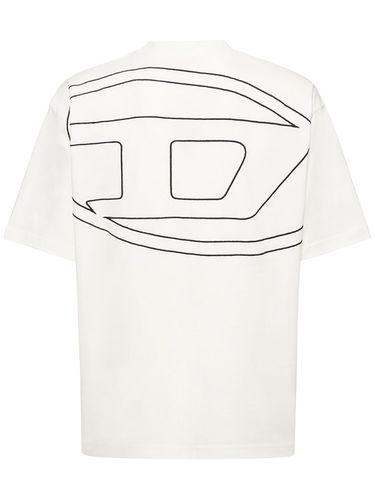 T-shirt Loose En Coton Brodé Oval-d - DIESEL - Modalova