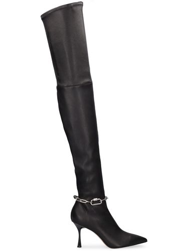 Bottes En Cuir Razor 90 Mm - STUDIO AMELIA - Modalova