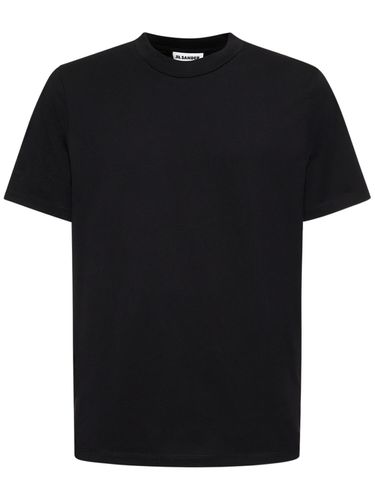 T-shirt En Jersey De Coton - JIL SANDER - Modalova