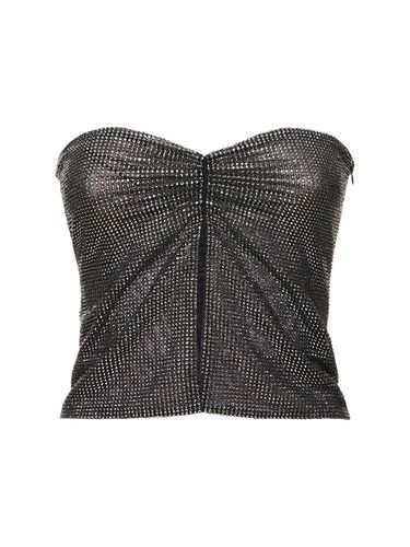 Crop Top Embelli Sans Bretelles - GIUSEPPE DI MORABITO - Modalova