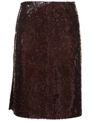 Jupe Midi En Sequins Wile - 16ARLINGTON - Modalova