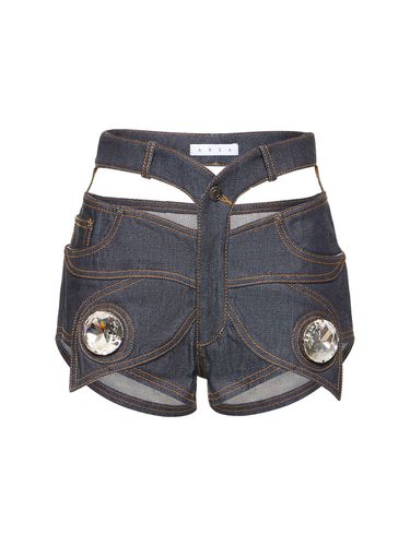 Short En Denim De Coton Brut - AREA - Modalova