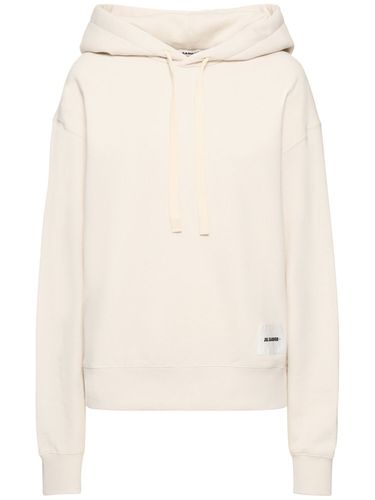 Sweat-shirt En Coton Éponge À Capuche - JIL SANDER - Modalova