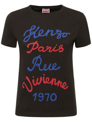 T-shirt En Coton - KENZO PARIS - Modalova