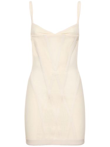 Robe Corset Courte En Mesh - DION LEE - Modalova