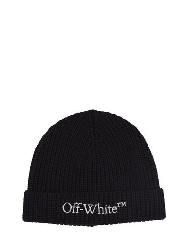 Bonnet En Maille De Laine Bookish - OFF-WHITE - Modalova