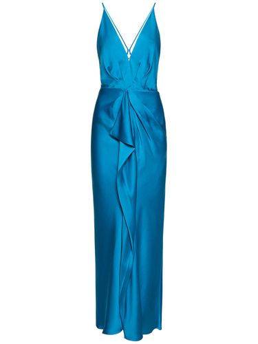 Robe En Satin Drapé Giana - SIMKHAI - Modalova