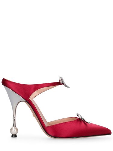 Mules À Talons En Satin 105 Mm - GIAMBATTISTA VALLI - Modalova