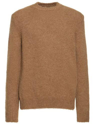 Pull-over En Alpaga Mélangé Bouclé - JIL SANDER - Modalova