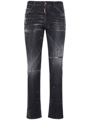 Jean En Denim De Coton Cool Guy Fit - DSQUARED2 - Modalova