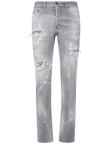 Jean En Denim De Coton Cool Guy Fit - DSQUARED2 - Modalova