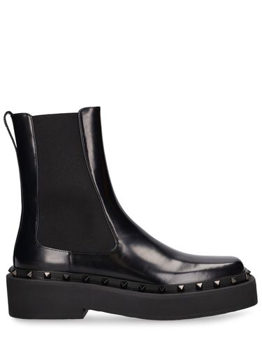 Bottines En Cuir Rockstud M-way 50 Mm - VALENTINO GARAVANI - Modalova