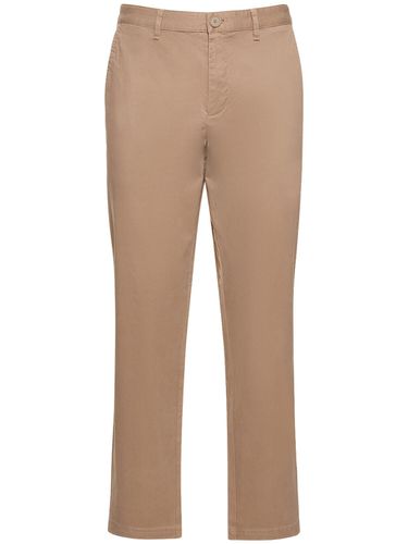 Pantalon Chino En Coton Stretch - ARMANI EXCHANGE - Modalova