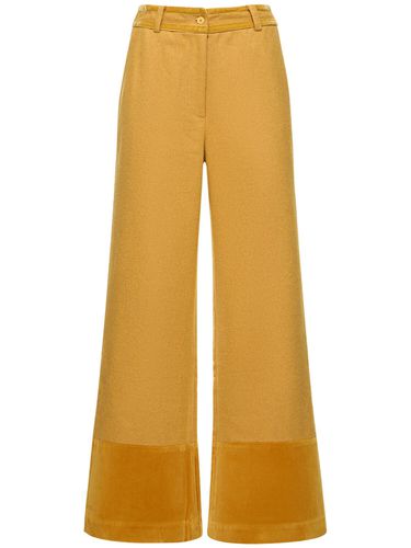 Pantalon Ample Avec Inserts En Velours Romeo - MARIA DE LA ORDEN - Modalova