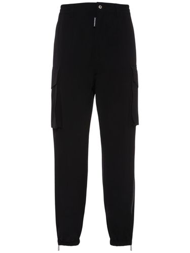 Pantalon Cargo En Tissu Technique Mélangé - DSQUARED2 - Modalova