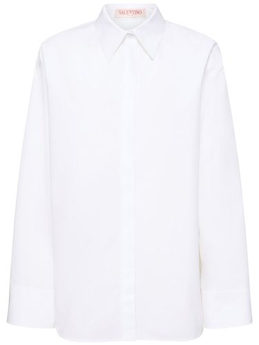 Chemise En Popeline De Coton - VALENTINO - Modalova