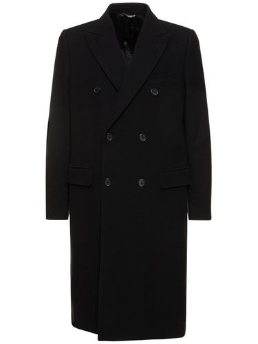 Manteau En Laine À Double Boutonnage - DOLCE & GABBANA - Modalova