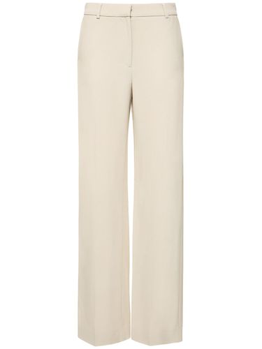 Pantalon Droit Relaxed En Viscose Mélangée - TOTEME - Modalova