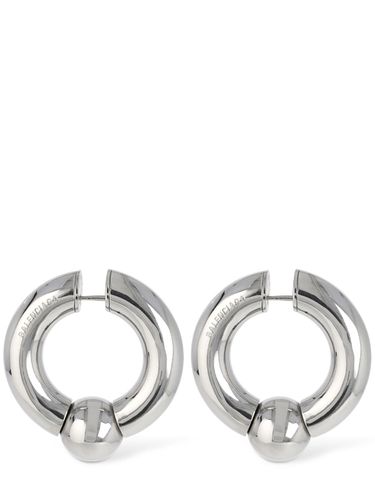 Boucles D'oreilles En Laiton Mega - BALENCIAGA - Modalova