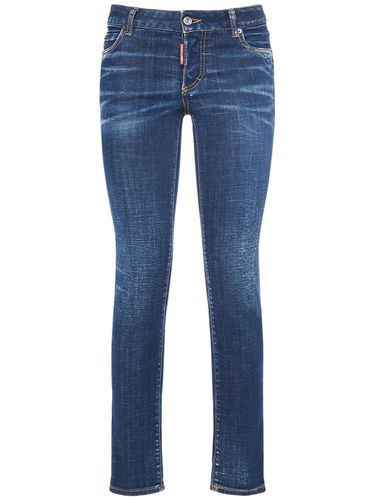 Jean Skinny En Denim Taille Basse Jennifer - DSQUARED2 - Modalova