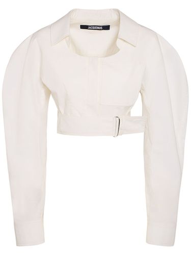 Chemise En Popeline De Coton La Chemise Obra - JACQUEMUS - Modalova