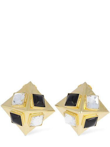 Boucles D’oreilles Avec Cristaux Pyramid - ALESSANDRA RICH - Modalova