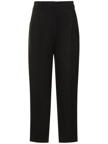 Pantalon Droit En Sergé Fluide - BRUNELLO CUCINELLI - Modalova