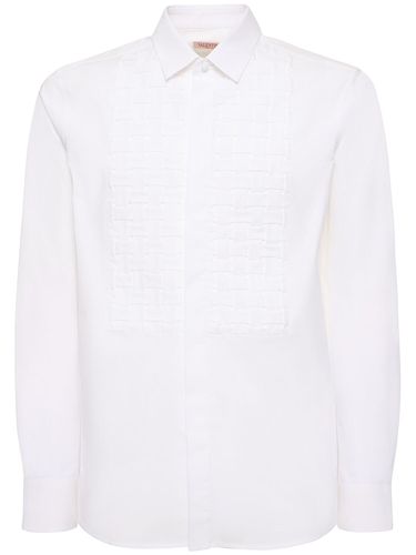 Chemise Avec Plastron En Coton - VALENTINO - Modalova