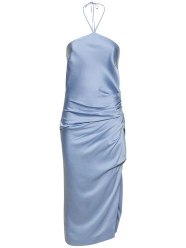 Robe Mi-longue En Satin À Encolure Licou Hansel - SIMKHAI - Modalova