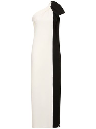 Robe Longue Asymétrique En Cady Stretch - ROLAND MOURET - Modalova