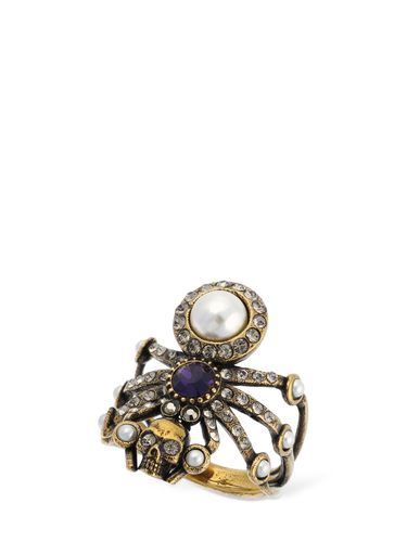 Bague En Laiton Spider - ALEXANDER MCQUEEN - Modalova