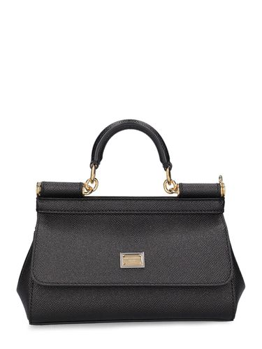 Petit Sac En Cuir Dauphine Sicily Elongated - DOLCE & GABBANA - Modalova