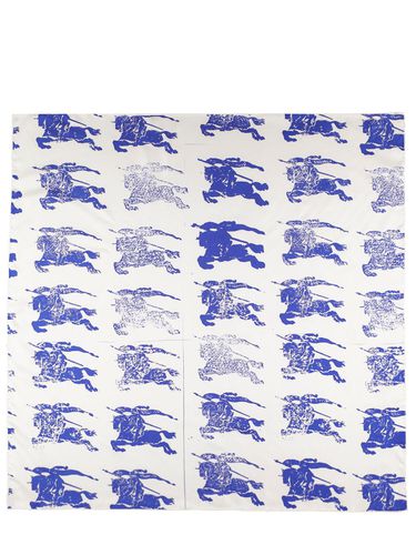 Foulard En Soie Imprimée - BURBERRY - Modalova