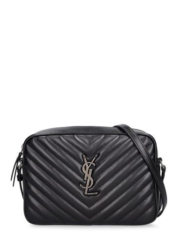 Sac En Cuir À Monogramme Lou - SAINT LAURENT - Modalova