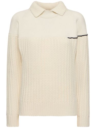 Pull-over En Laine Avec Détail Sur Le Col - VICTORIA BECKHAM - Modalova