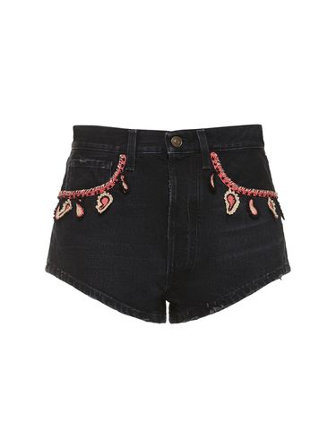 Short En Denim Embelli Inner Energy - ALANUI - Modalova