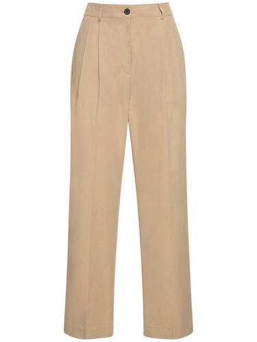 Pantalon Chino À Plis En Coton Et Nylon - DUNST - Modalova