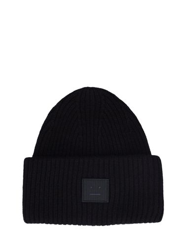 Bonnet En Laine Pansie Face - ACNE STUDIOS - Modalova