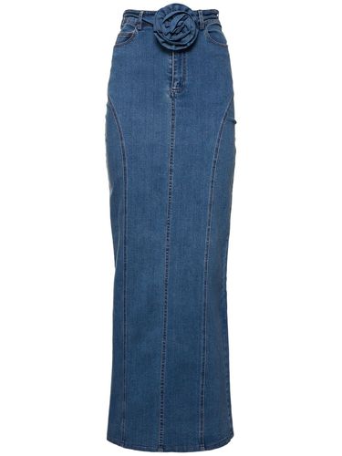 Jupe Longue En Denim Stretch - ROTATE - Modalova