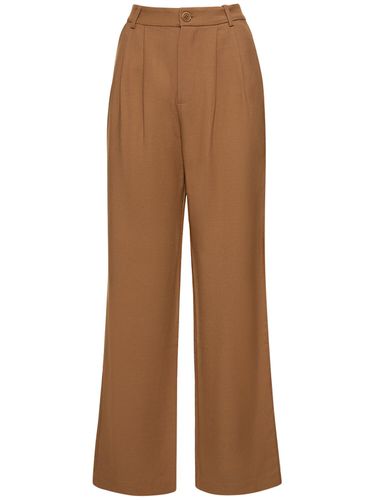 Pantalon En Sergé De Viscose Mélangée Carrie - ANINE BING - Modalova