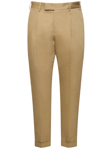 Pantalon En Lin Et Coton Rebel - PT TORINO - Modalova