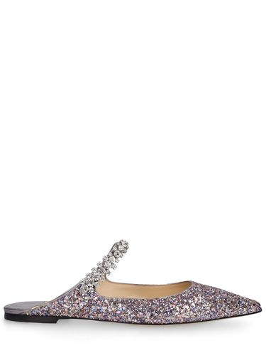 Mules Plates En Textile Pailleté Bing - JIMMY CHOO - Modalova