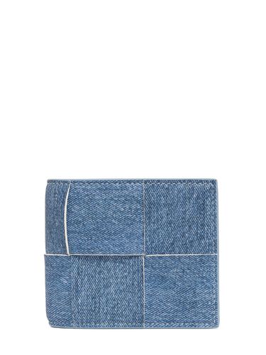 Portefeuille À Deux Volets En Denim Cassette - BOTTEGA VENETA - Modalova