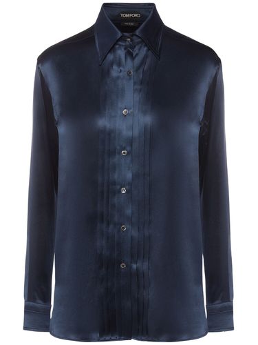 Chemise Fluide En Soie Charmeuse - TOM FORD - Modalova