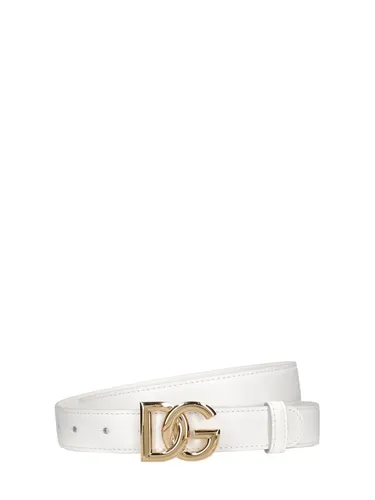 Ceinture En Cuir 25 Mm - DOLCE & GABBANA - Modalova