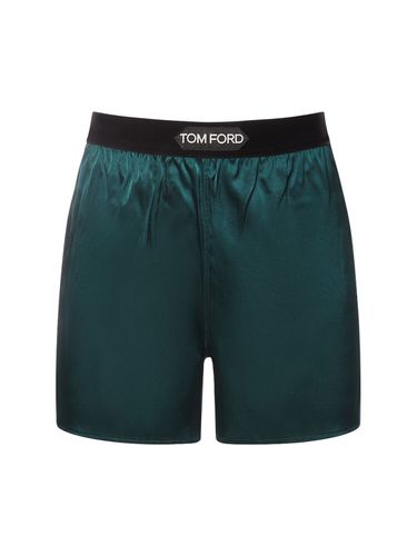 Short En Satin À Logo - TOM FORD - Modalova