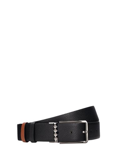 Ceinture Réversible En Cuir Avec Boucle 35 Mm - VALENTINO GARAVANI - Modalova