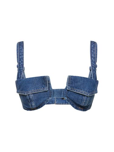 Brassière En Denim - DION LEE - Modalova