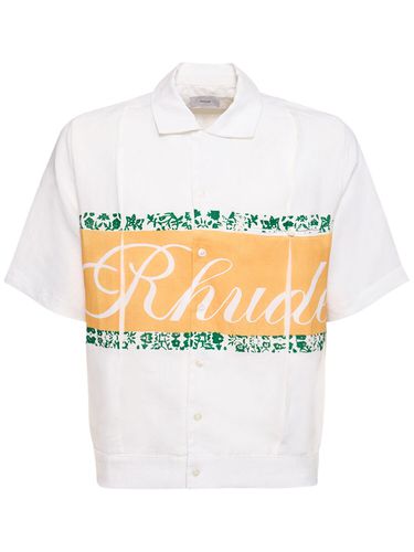 Chemise Cubaine En Lin Rhude - RHUDE - Modalova